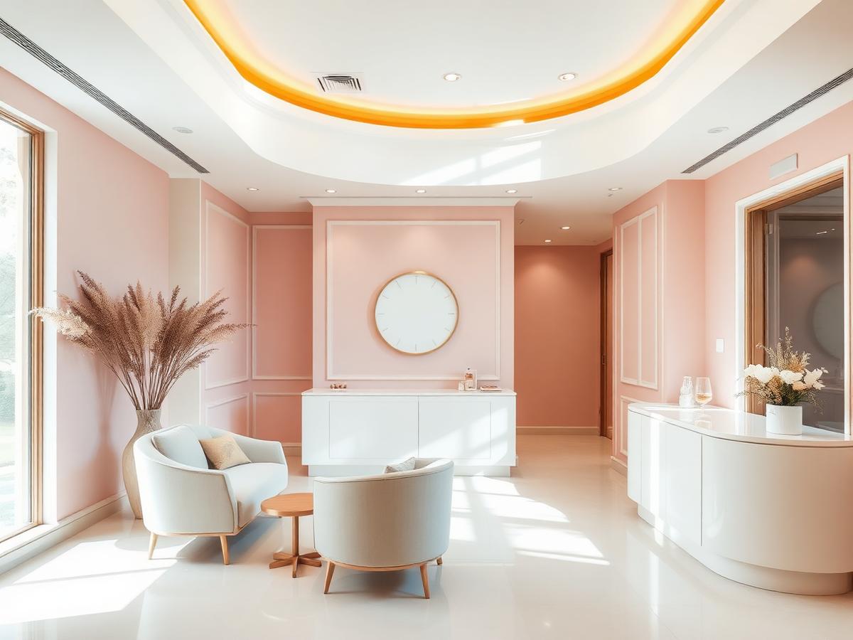 Recepção da clínica Odonto F Clean em Diadema